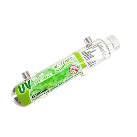 UV sterilizators WATERRO UV12W=12W*1, maksimālā plūsma 0,23t/h, 1/4''