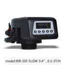 Automātiskais indikators Mīkstinātāja vārsta modelis: WR - 2SF - FLOW 3/4'' , 0.5 - 3T / H