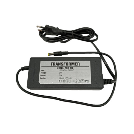 Transformators PRO 400 24V-3.0A ar elektronisko spraudni