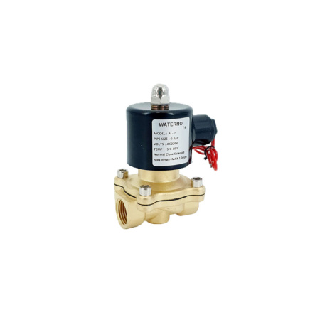 Solenoīda vārsts 220V 1/2'' parasti aizvērts Alumīnija spole